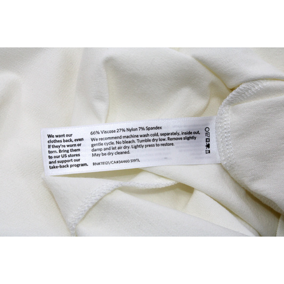 B0 Auth NWoT New EILEEN FISHER White Long Stretch Blazer Jacket Size L - Picture 6 of 6